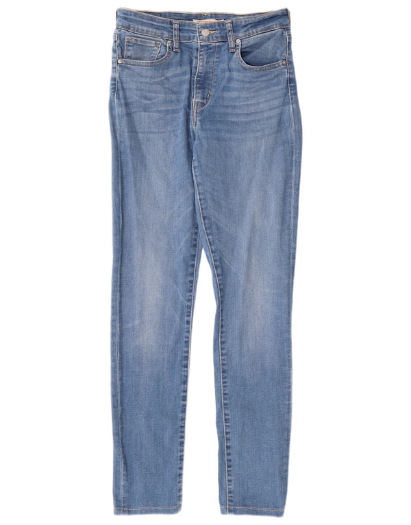Damskie jeansy Levi's 721 z wysokim stanem W29 L31 Niebieska bawełna