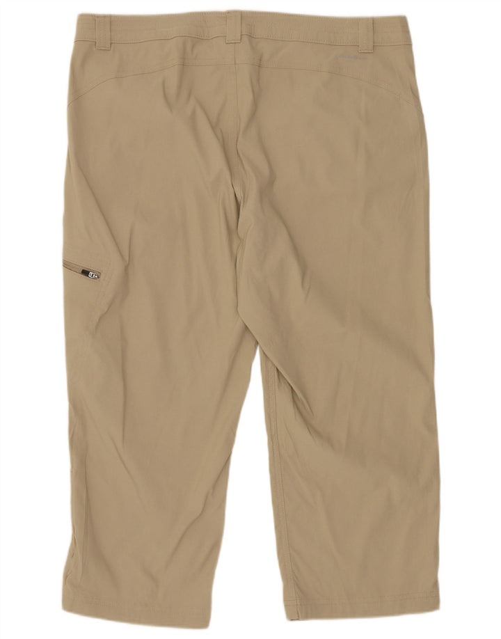 Spodnie damskie Eddie Bauer Cargo Capri US 12 Large W34 L20 Beżowy Nylon