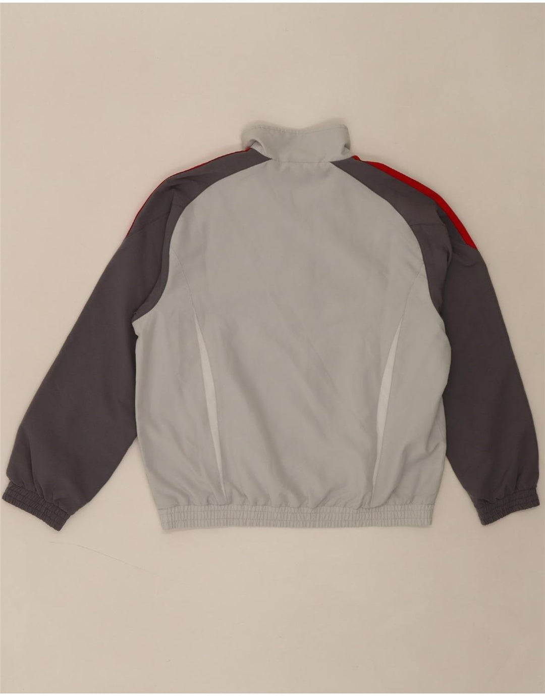 ADIDAS Boys Tracksuit Top Jacket 11-12 Years Grey Colourblock Vintage Adidas and Second-Hand Adidas from Messina Hembry 