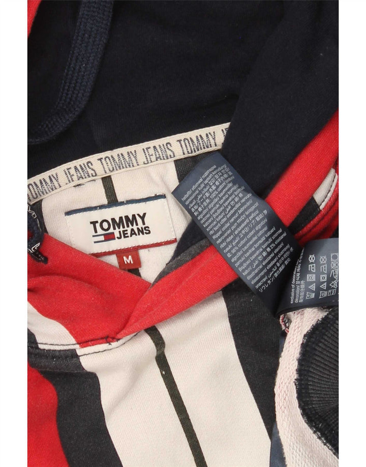 Męski sweter z kapturem Tommy Hilfiger, średniej wielkości, wielobarwny, bawełniany w paski
