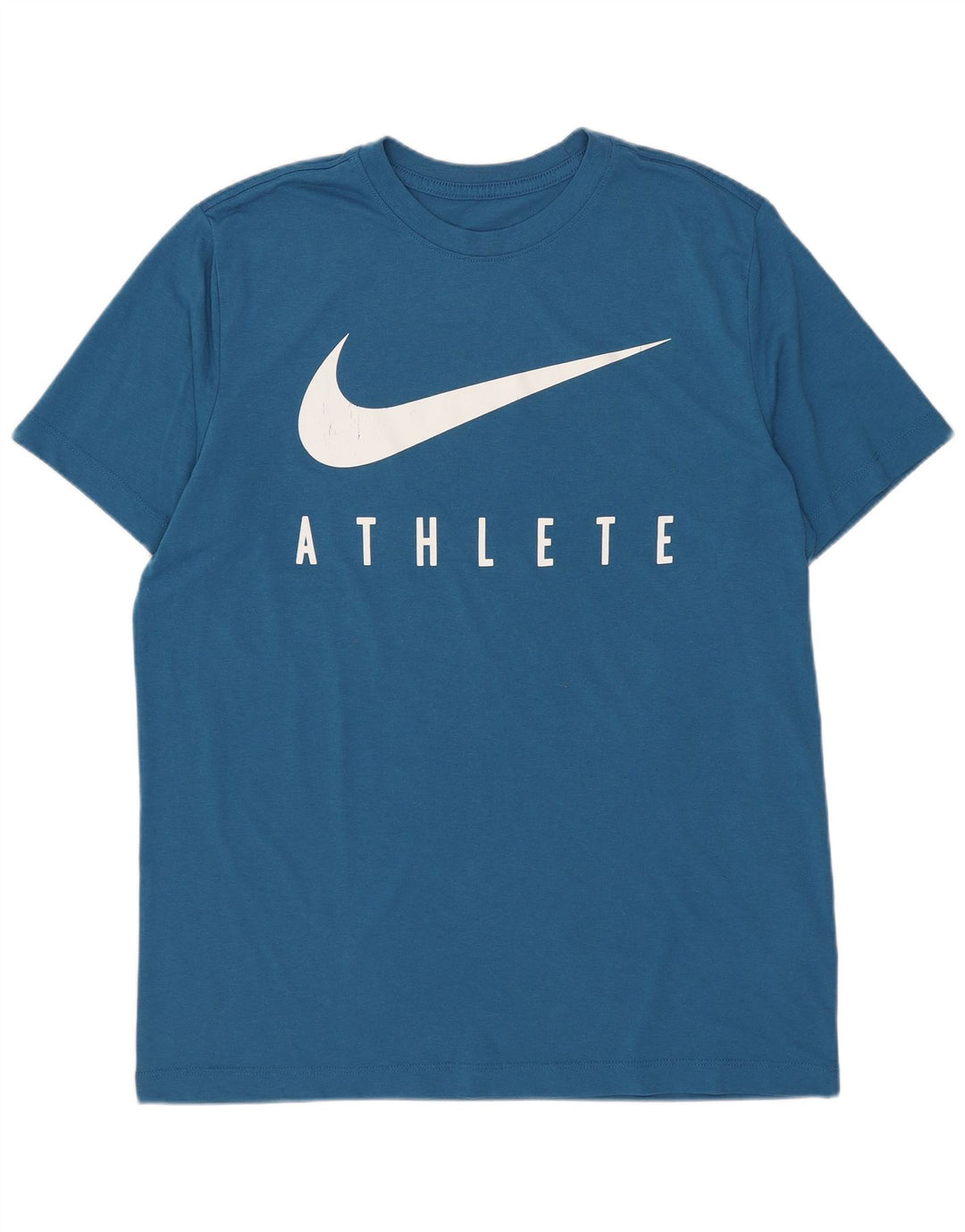 Męski T-shirt Nike Dri Fit z grafiką, średni niebieski poliester