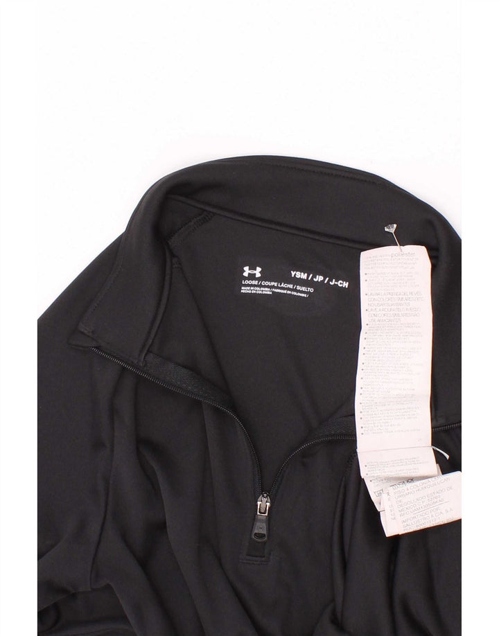 Chłopięcy dresowy top z grafiką Under Armour, 7-8 lat, mały, czarny