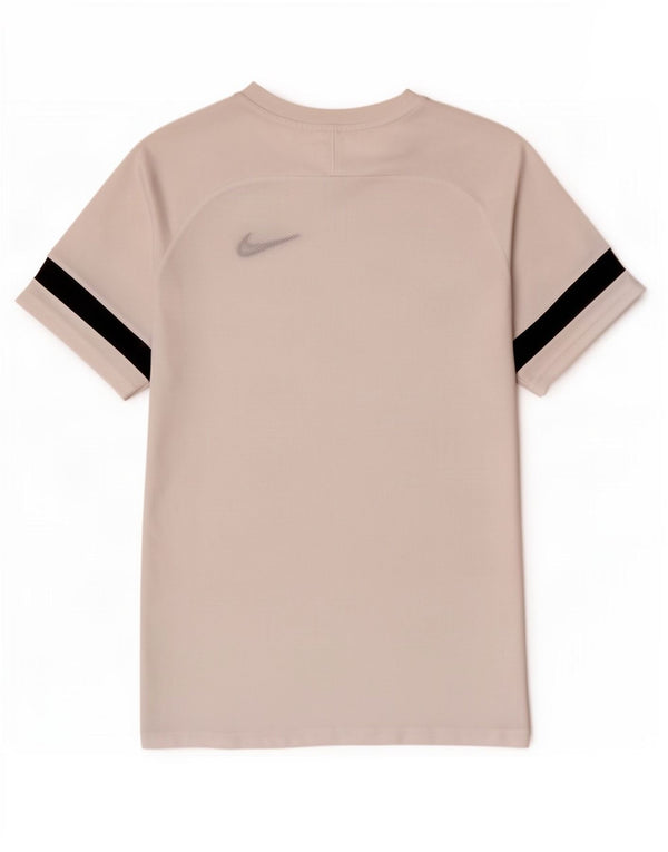 Męski T-shirt Nike Dri Fit, duży, biały, poliestrowy blok kolorów