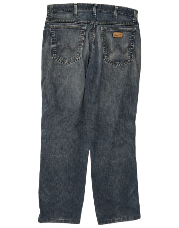 Męskie jeansy Wrangler Texas Stretch Straight W33 L30 Niebieskie, bawełniane