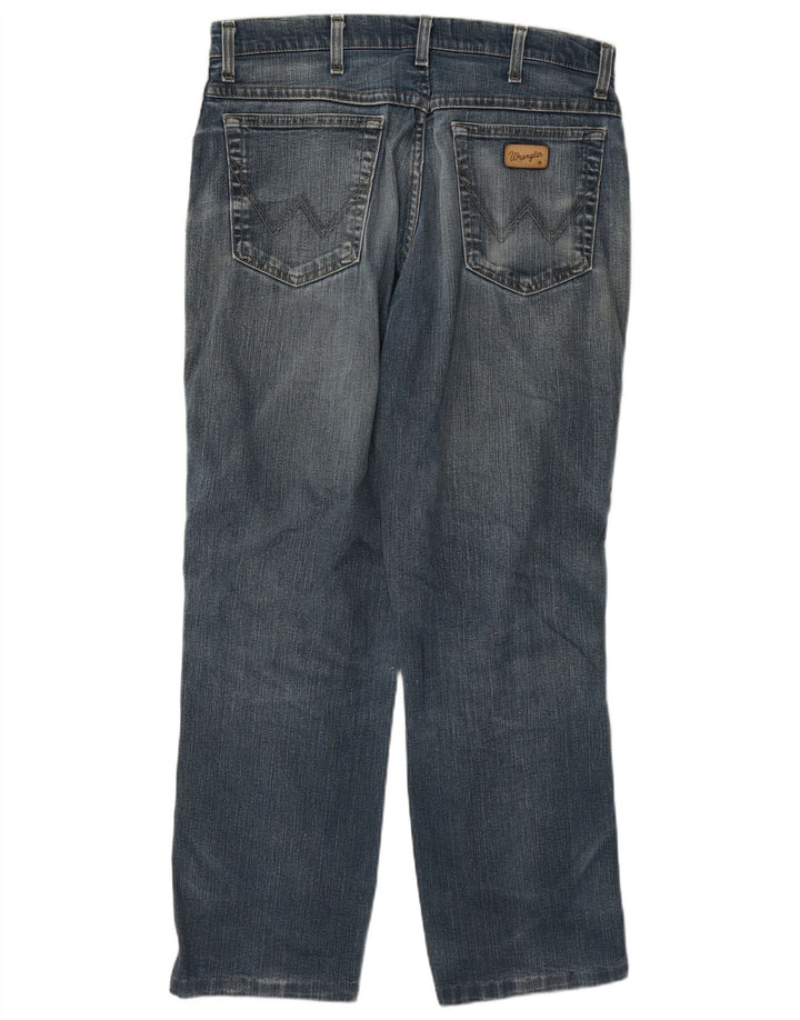 Męskie jeansy Wrangler Texas Stretch Straight W33 L30 Niebieskie, bawełniane