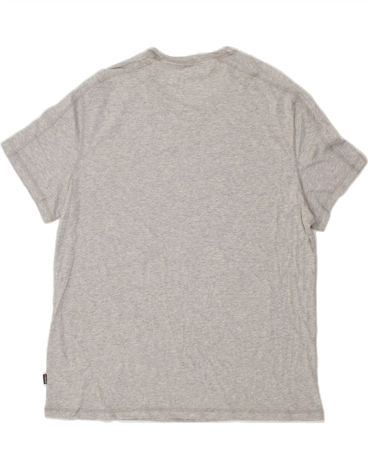 EDDIE BAUER Mens T-Shirt Top 2XL Grey Cotton Vintage Eddie Bauer and Second-Hand Eddie Bauer from Messina Hembry 