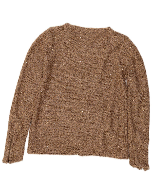 Sweter damski Zara Cardigan UK 12 średni beż