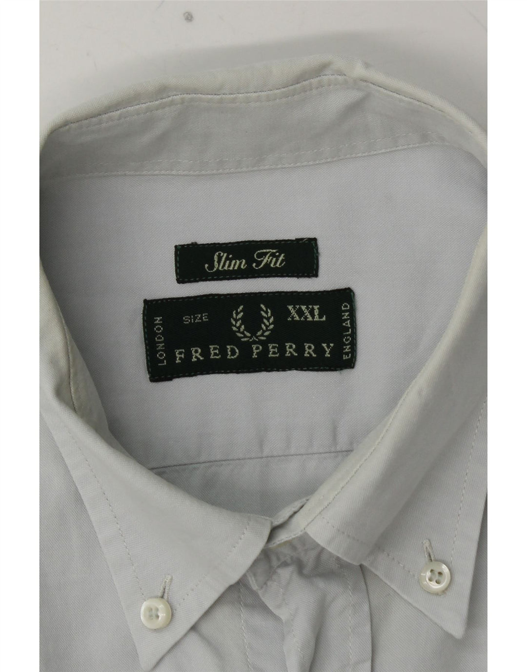 Koszula męska FRED PERRY Slim Fit 2XL, niebieska, bawełniana