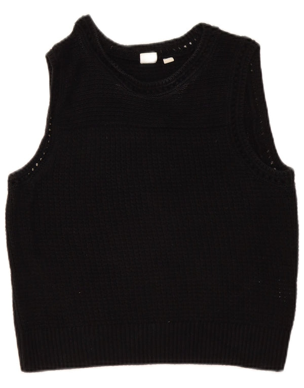Damski podkoszulek oversize Gap UK 6 XS, czarny, bawełniany