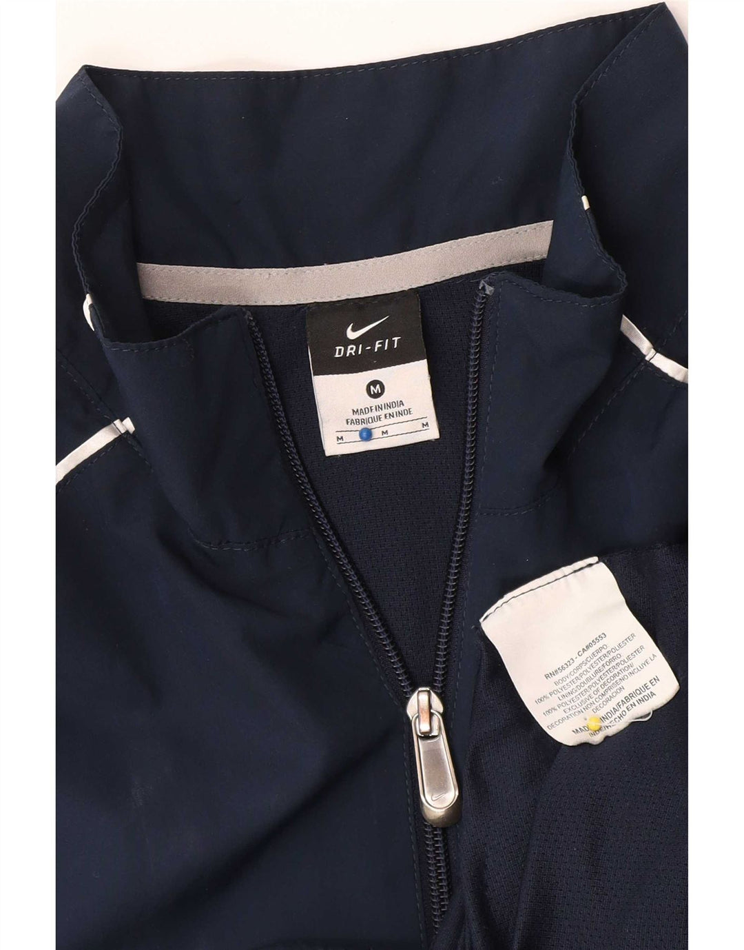 Kurtka męska dresowa Nike Dri Fit, średni granatowy poliester