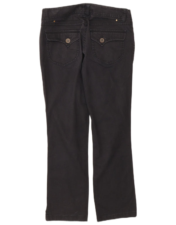 Spodnie damskie Massimo Dutti Straight Casual EU 38 Small W28 L27 Black