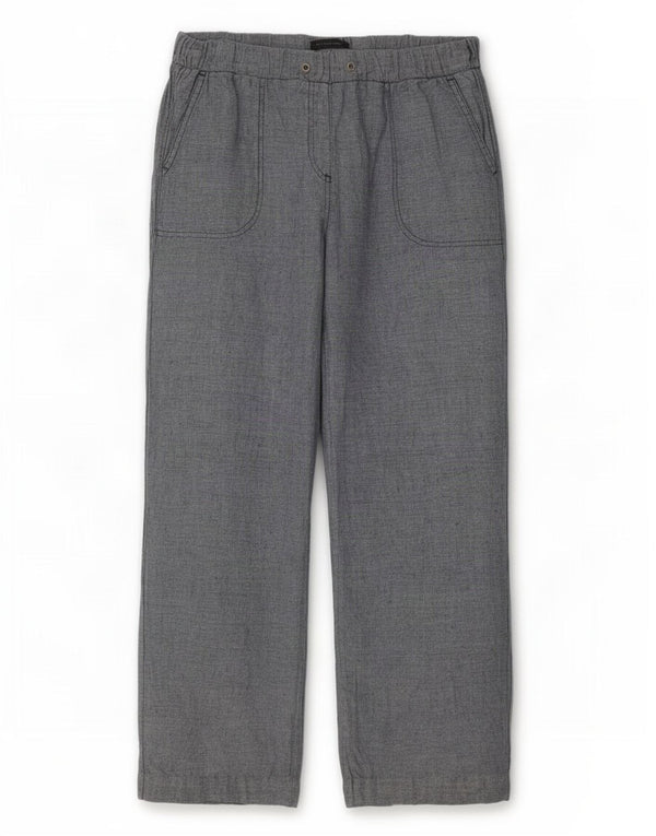 Marks & Spencer Damskie spodnie codzienne z szerokimi nogawkami UK 14, duże W36 L28 Niebieskie