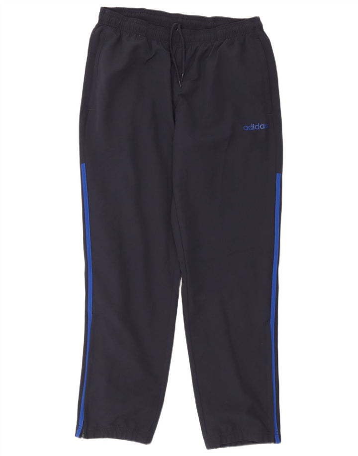 Adidas Męskie Spodnie Dresowe Joggery Duże Granatowe Poliester