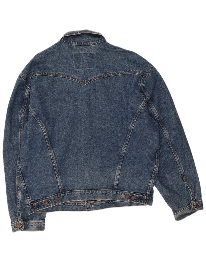 Męska kurtka dżinsowa Levi's UK 38, średnia niebieska, bawełniana