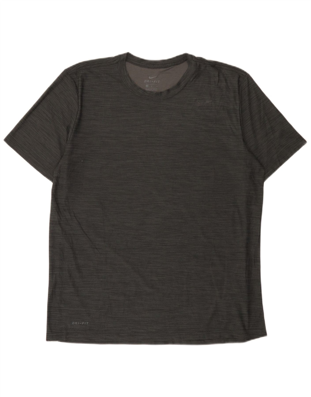 Męski T-shirt Nike Dri Fit, duży, szary, nakrapiany poliester
