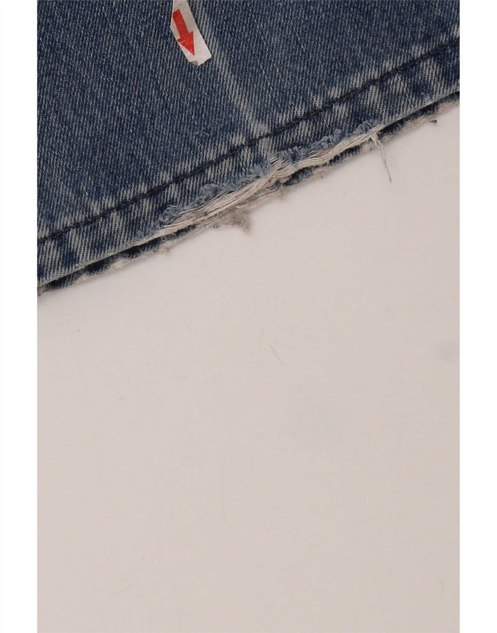 Damskie dżinsy Levi's w trudnej sytuacji, proste W28 L32, niebieska bawełna