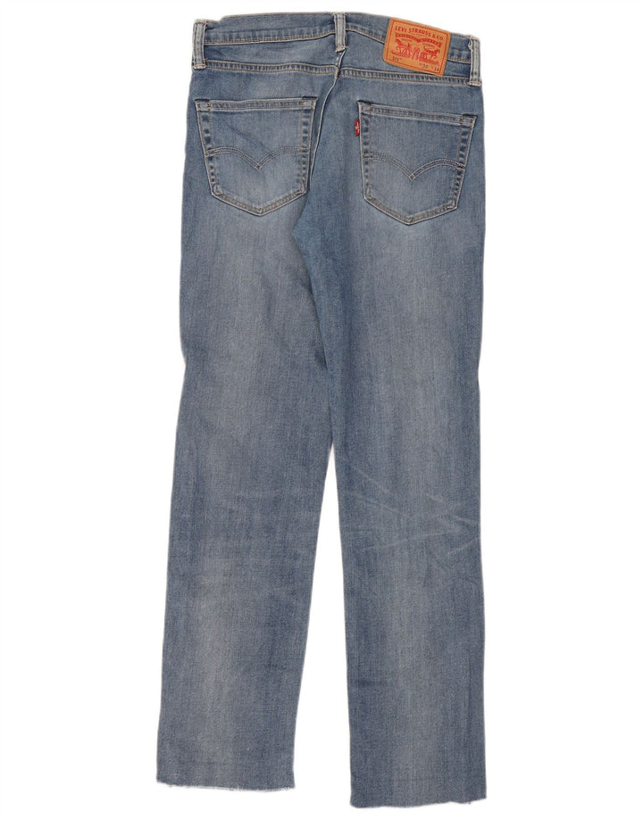 Męskie jeansy Levi's 511 Slim W30 L30 Niebieska bawełna