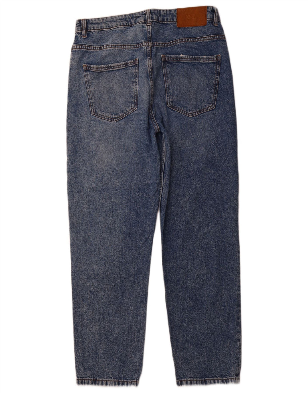 Damskie jeansy zwężane ZARA EU 42 Large W32 L28 Niebieskie