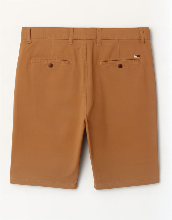 Męskie spodenki chino Tommy Hilfiger Medium W32, brązowa bawełna