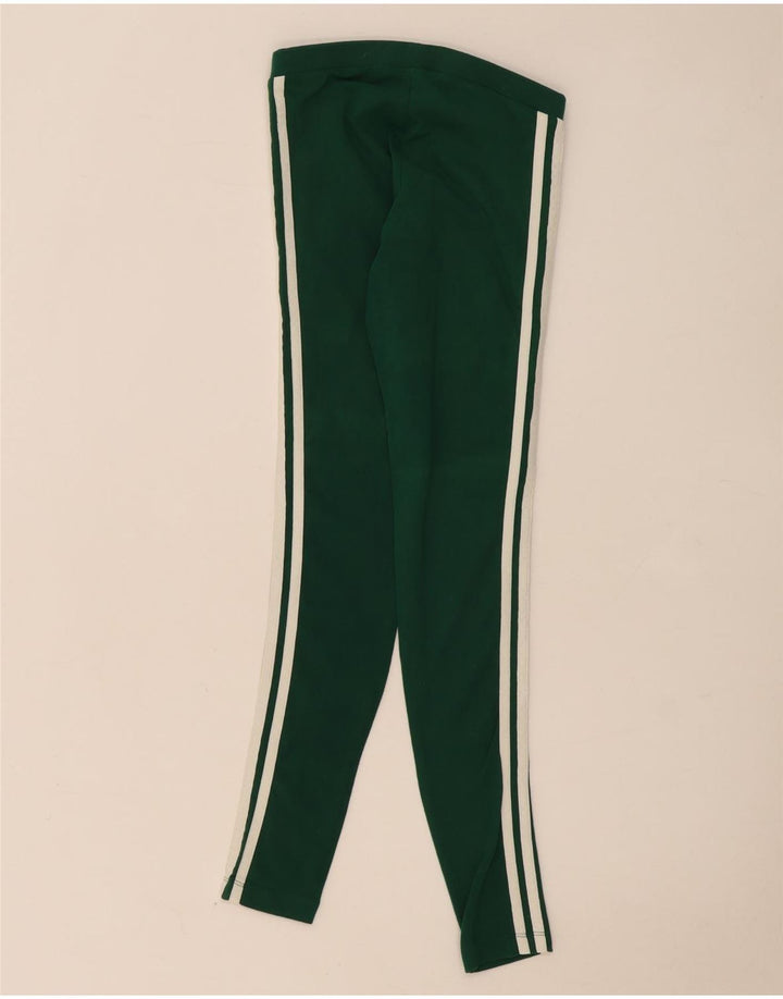 Legginsy Damskie Adidas UK 8 Małe Zielone Bawełniane