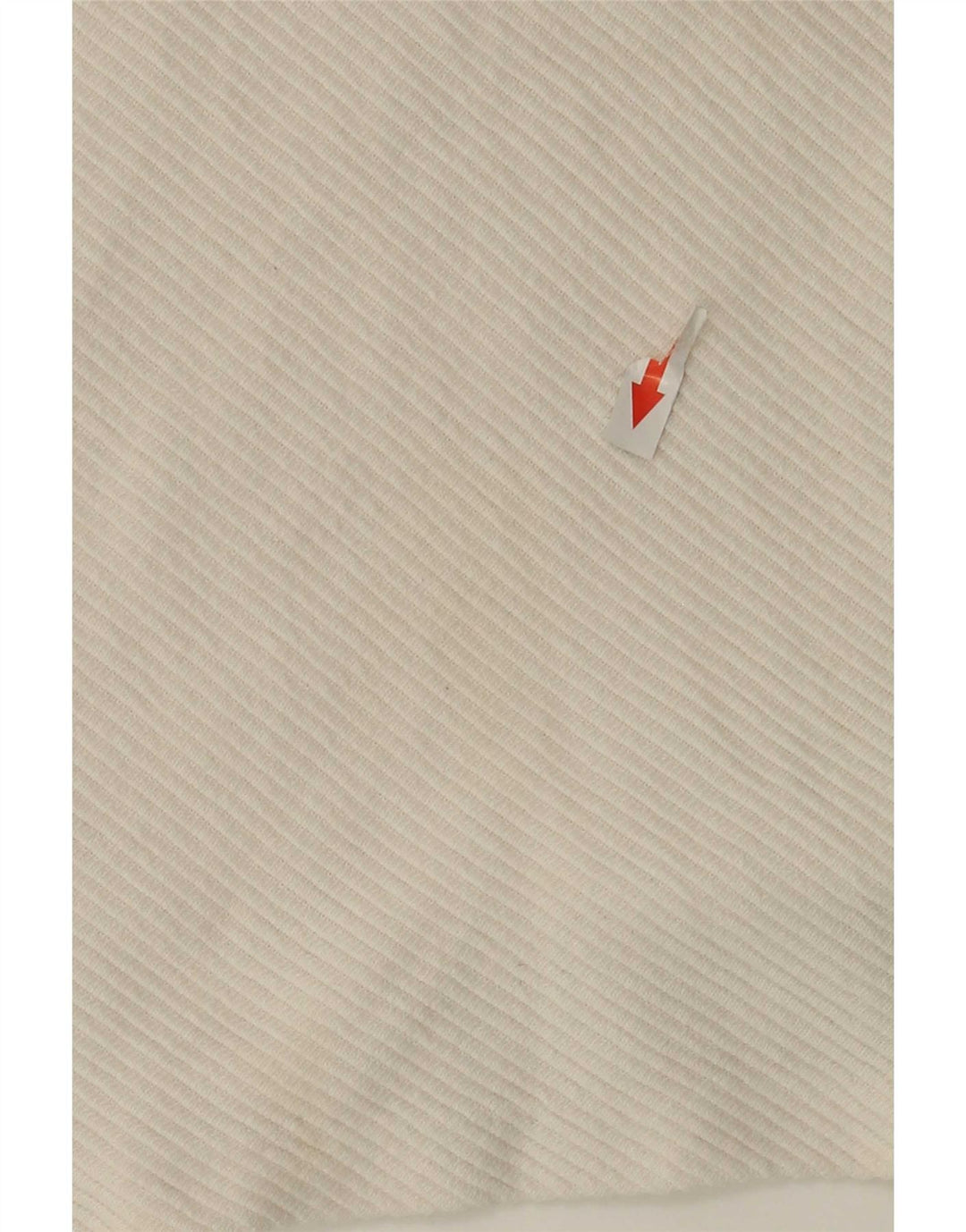 Męski top z długim rękawem Zara, mały, biały, bawełniany
