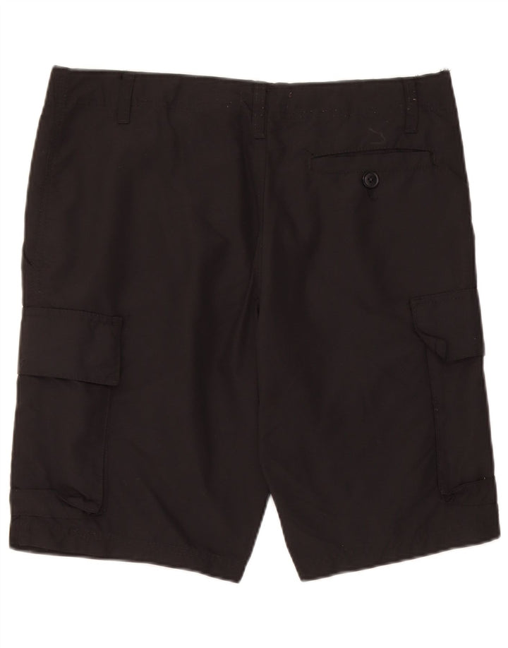 Męskie spodenki cargo French Connection Small W32 z czarnego nylonu