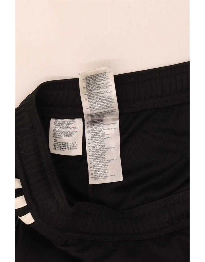 Męskie spodnie dresowe Adidas Climalite, małe, czarne, poliestrowe