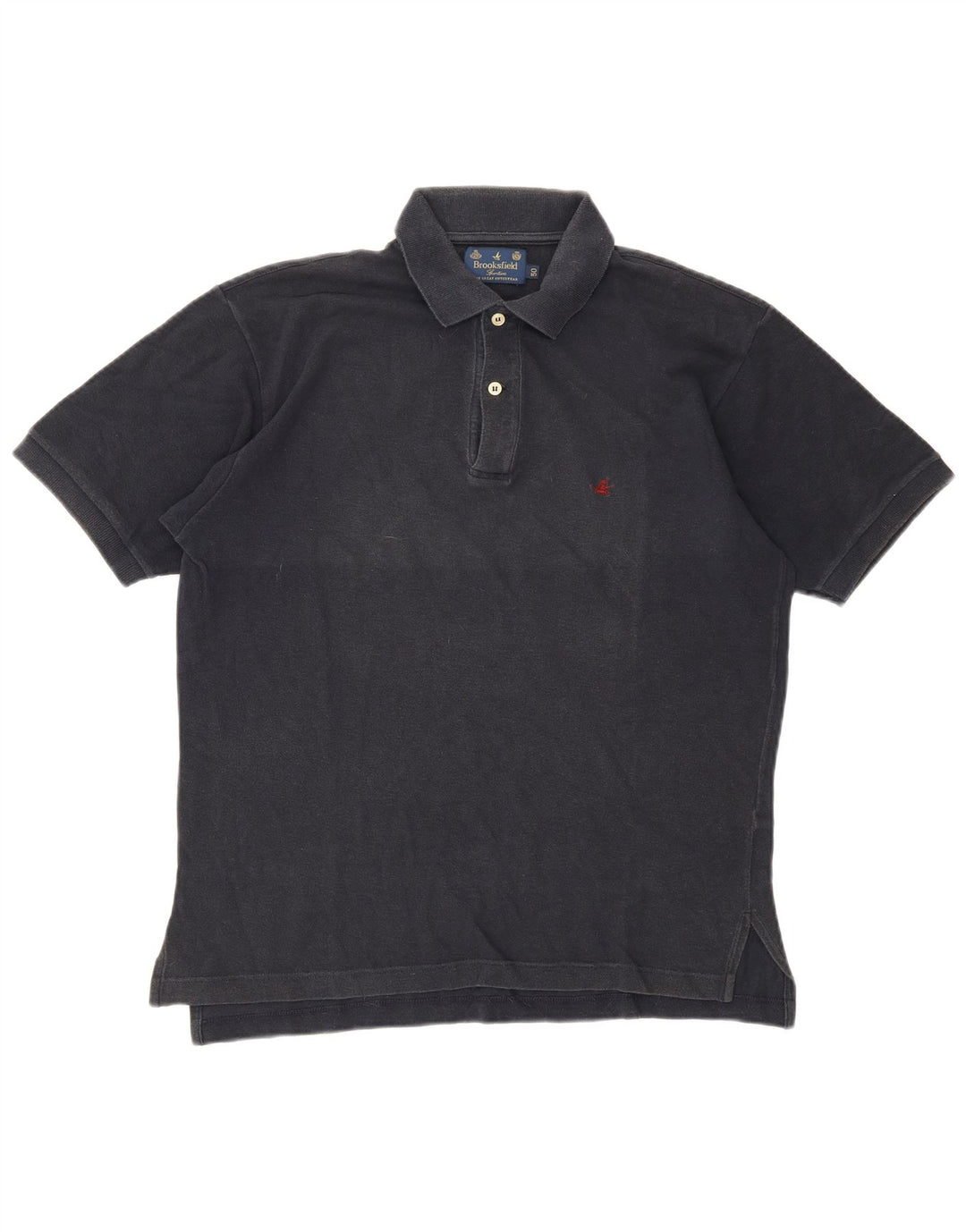 Męska koszulka polo Brooksfield IT 50, średnia, granatowa, bawełniana