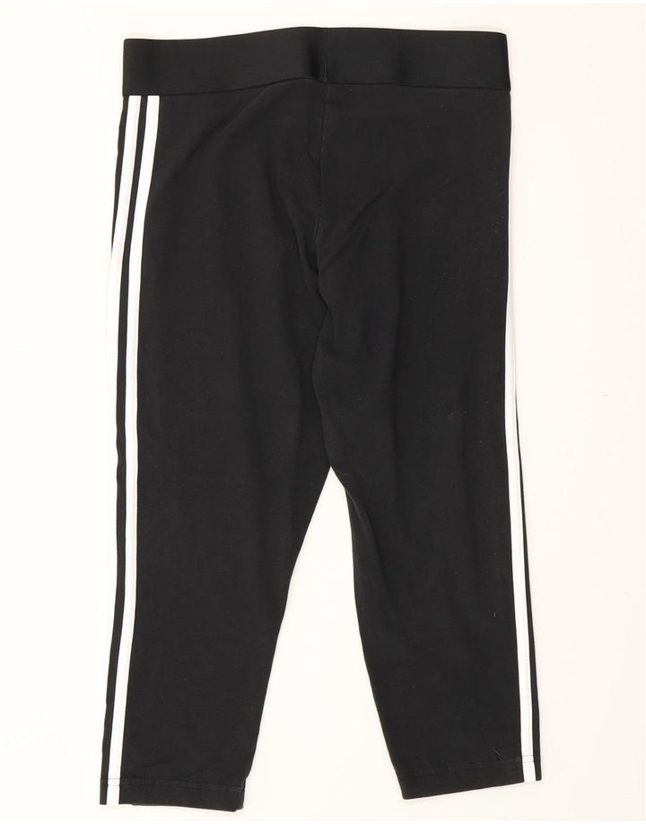 Damskie legginsy Capri ADIDAS UK 12/14 Średnia czerń