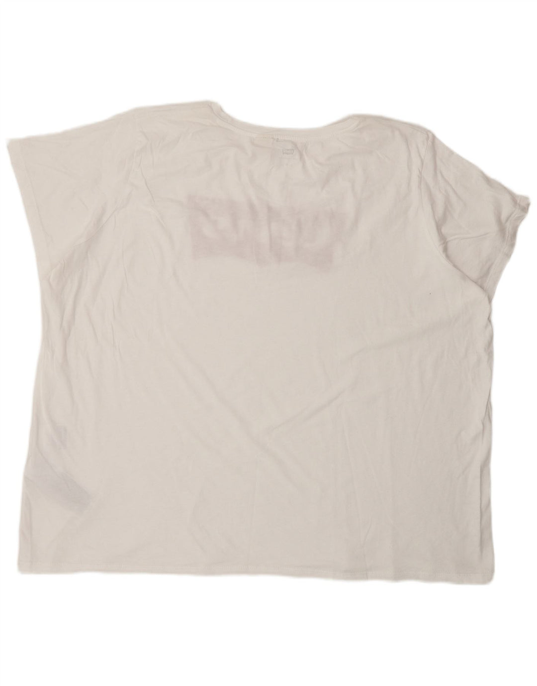 Męska koszulka z grafiką Levi's Top 3XL, biała bawełna