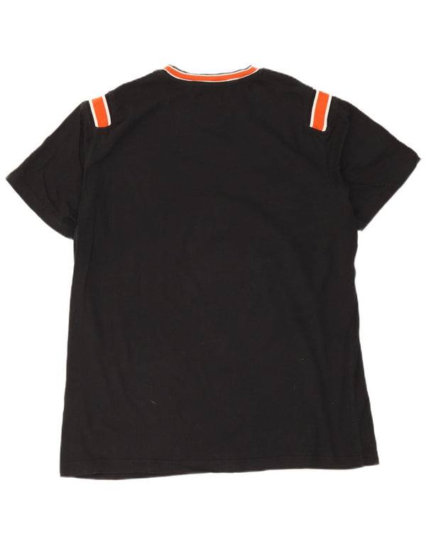 T-shirt męski Diesel XL, czarny, blok kolorów