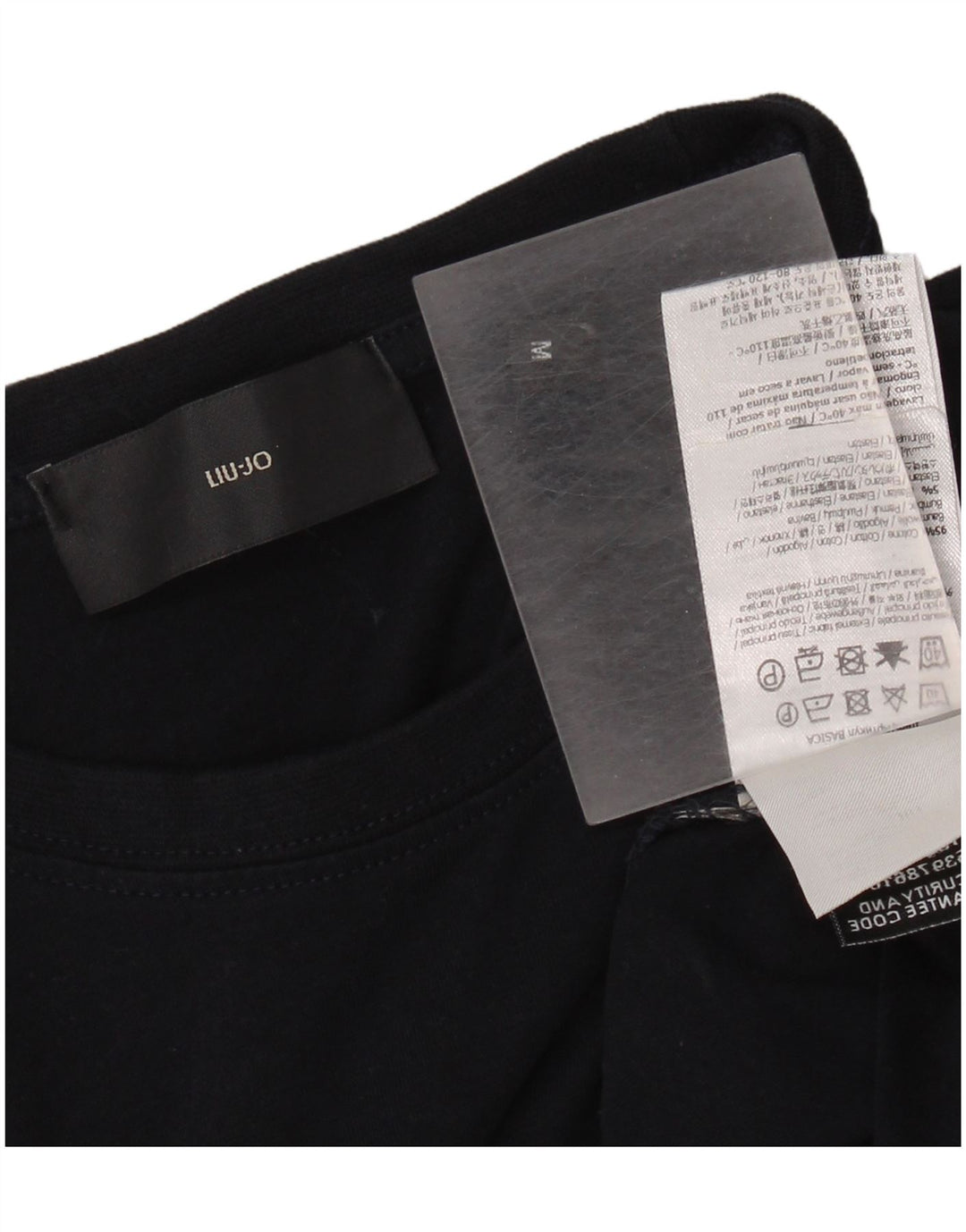 T-shirt męski Liu Jo, średni, granatowy, bawełniany