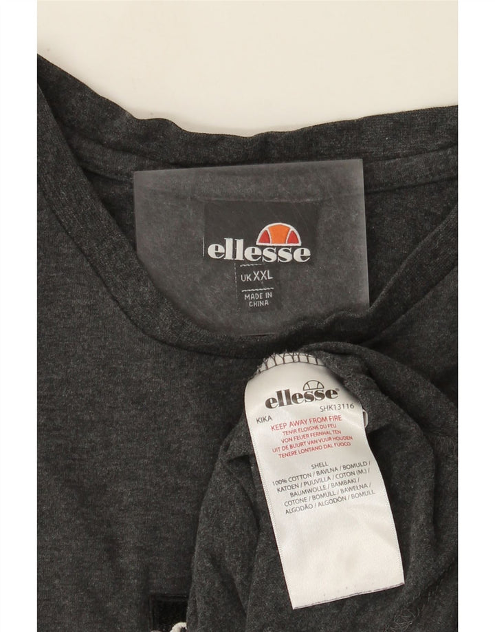 Koszulka męska Ellesse Top 2XL Szara bawełna
