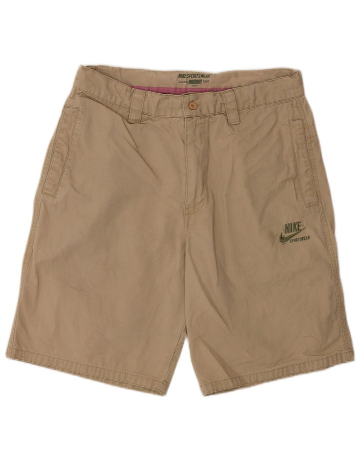 Spodenki męskie Nike Chino, małe W29, beżowe, bawełniane
