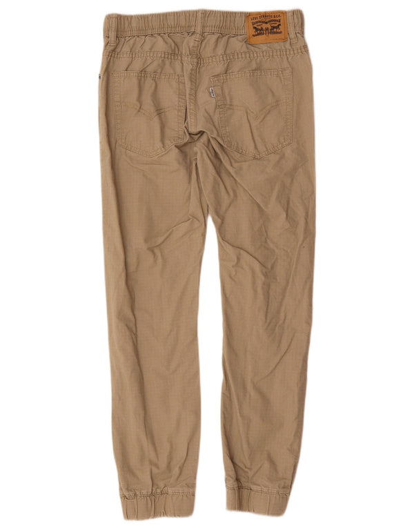 Spodnie chłopięce Levi's Joggers Casual 12-13 lat duże W28 L27 Beżowa bawełna