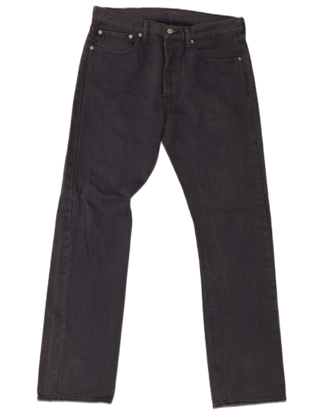 Męskie dżinsy Levi's 501 Straight W32 L32 Szara bawełna