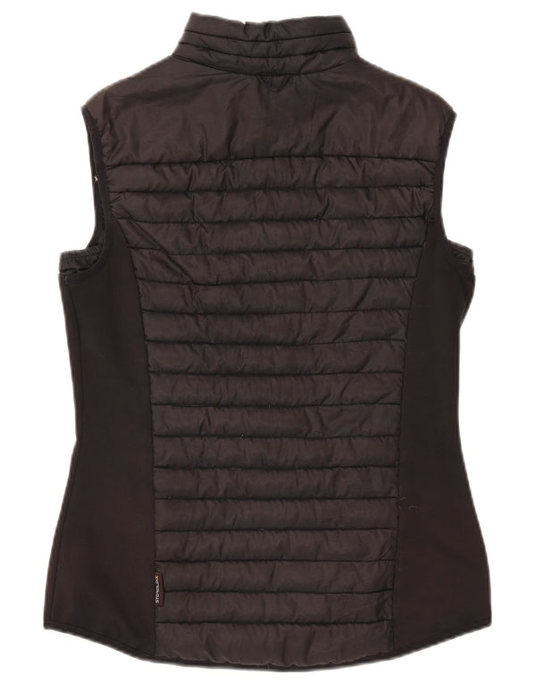 Damska wyściełana kamizelka Jack Wolfskin UK 12, średni czarny poliester