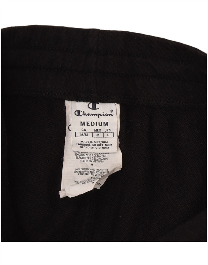 Damskie spodnie dresowe Champion UK 12, średnie, czarne, bawełniane