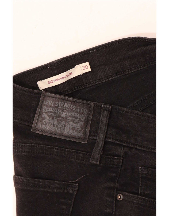 Damskie jeansy Levi's 312 Shaping W30 L30 Czarne