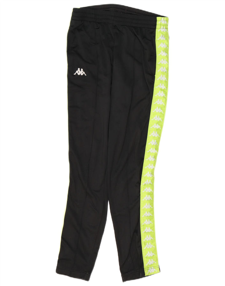 Pełny dres chłopięcy KAPPA z grafiką, 15-16 lat, czarny poliester z blokami kolorów