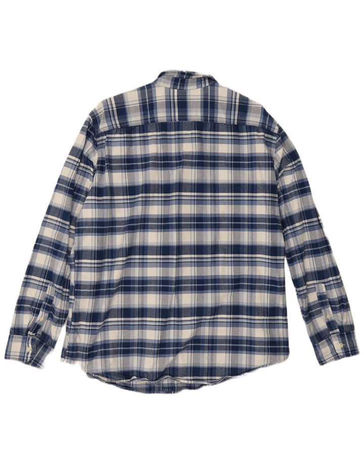 Koszula męska standardowa flanelowa Levi's XL w niebieską kratkę, bawełniana