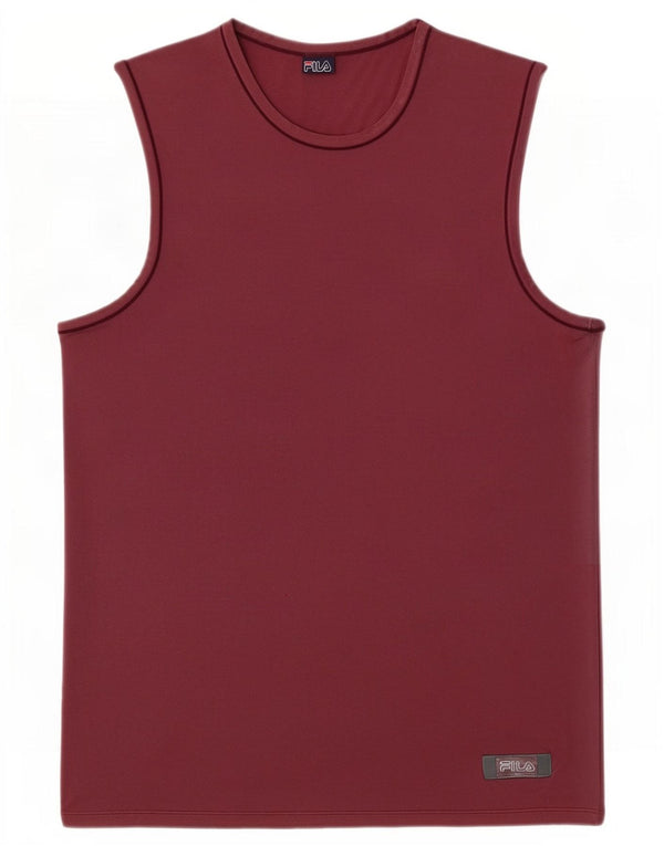 Kamizelka damska Fila Top UK 8 Small Burgund