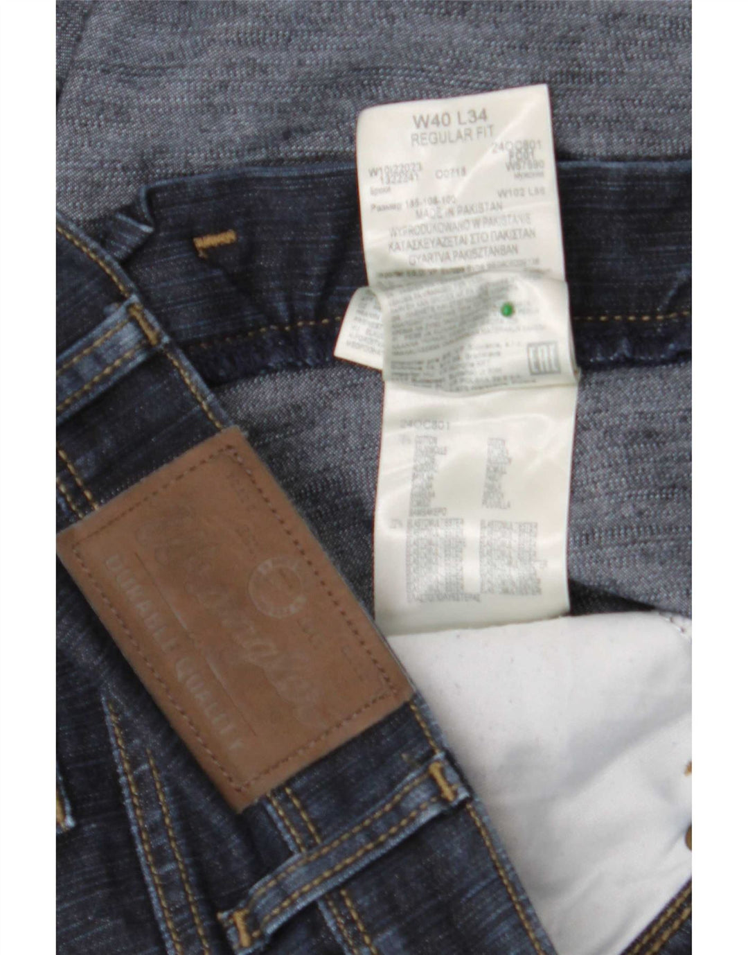 Damskie jeansy Wrangler o regularnym kroju W40 L34, granatowe, bawełniane