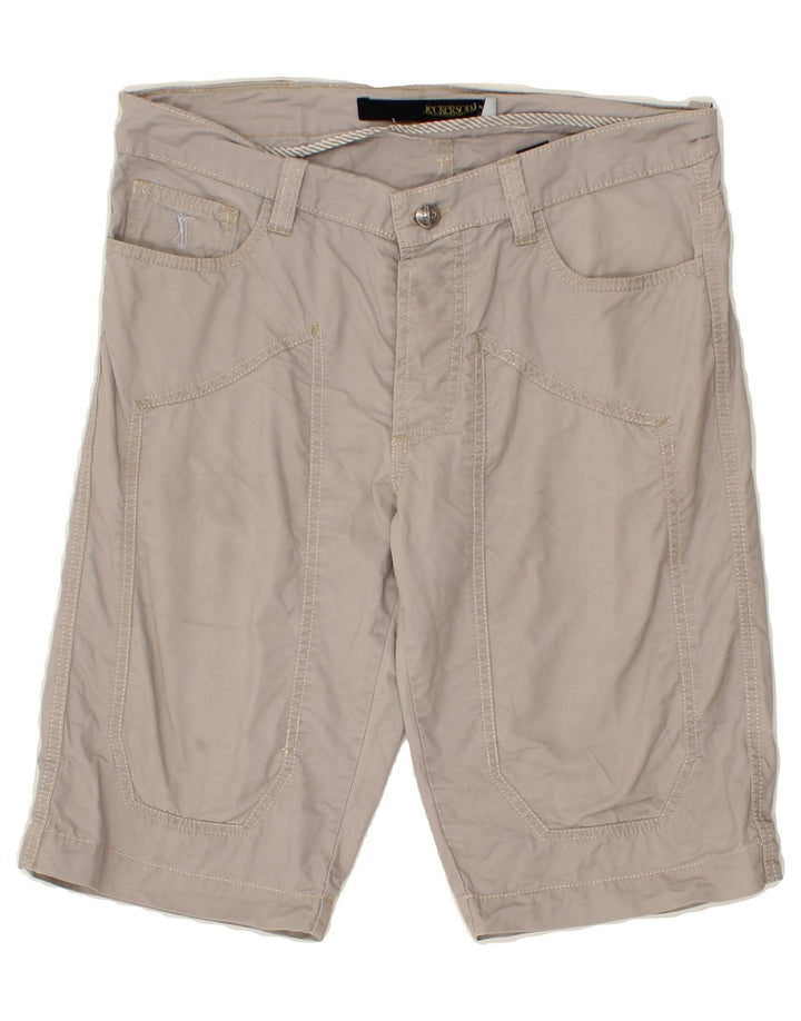 JECKERSON Womens Bermuda Shorts W32 Large Grey Cotton Vintage Jeckerson and Second-Hand Jeckerson from Messina Hembry 