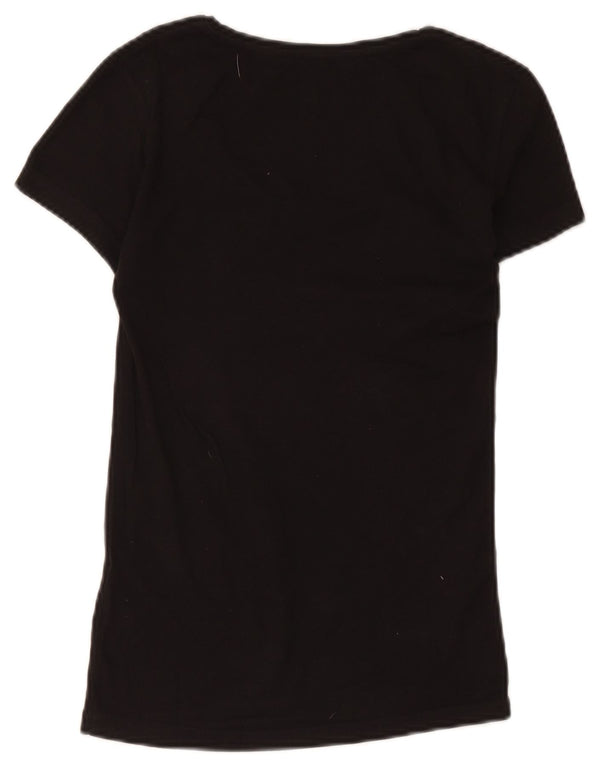 Damska koszulka graficzna Calvin Klein Jeans Top UK 10, mała czarna