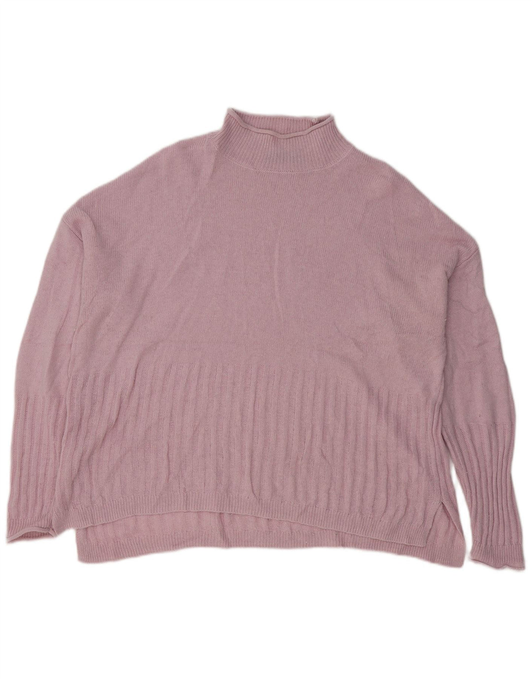 Marks & Spencer Damski sweter z golfem UK 16, duży różowy