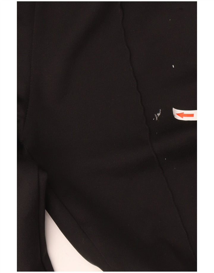 Damskie spodnie dresowe Adidas UK 14, średnie, czarne, bawełniane