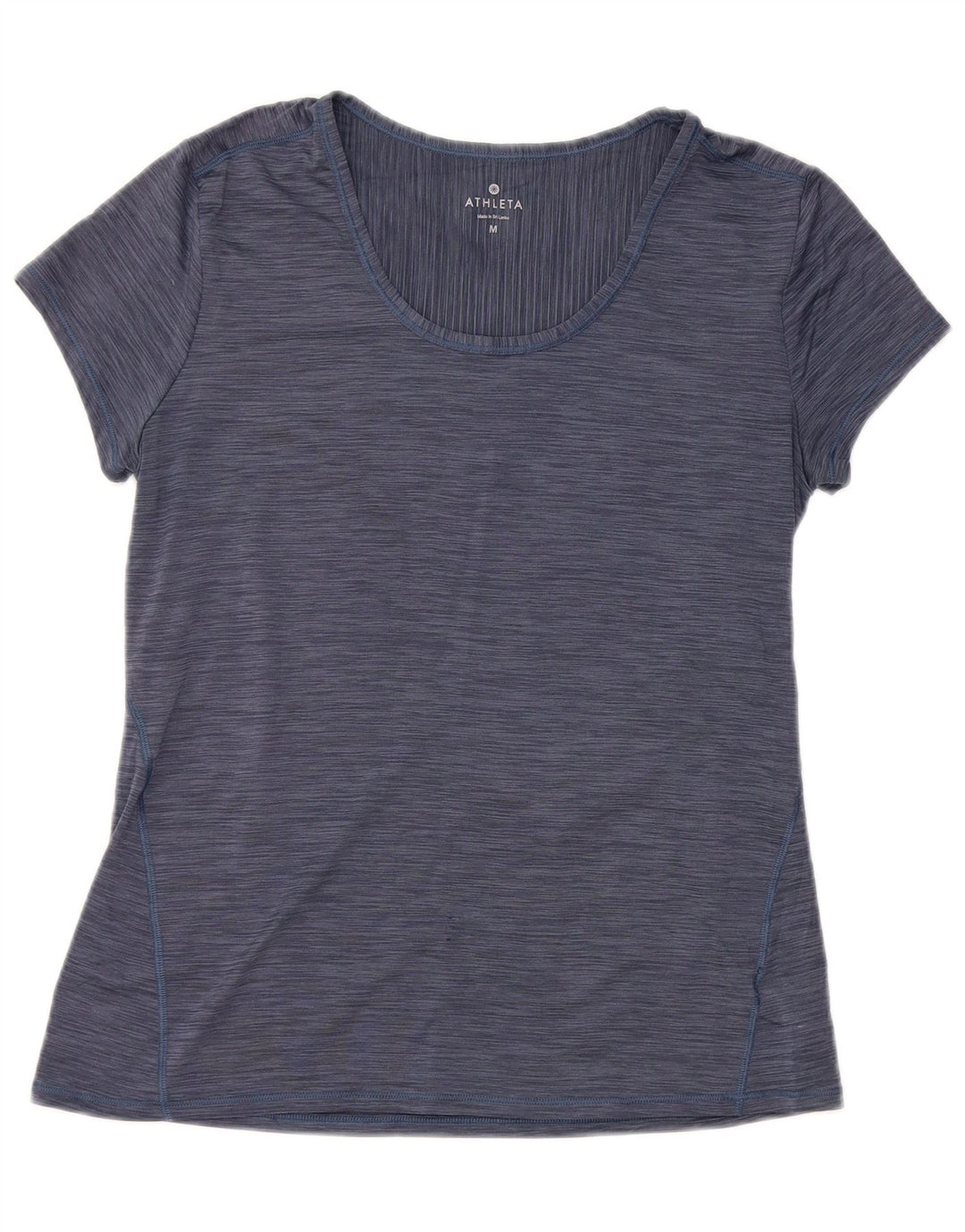 T-shirt damski ATHLETA Top UK 12, średni, granatowy, nakrapiany poliester
