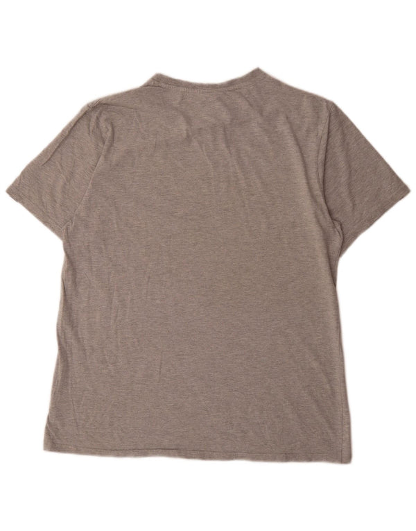 Męska koszulka z grafiką Ellesse Top XL, szara, nakrapiana bawełna