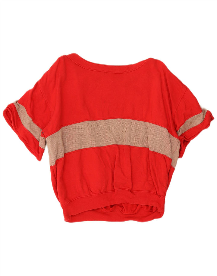 Damski sweter L'Uomo Crop Bluza UK 16, duży czerwony blok kolorów
